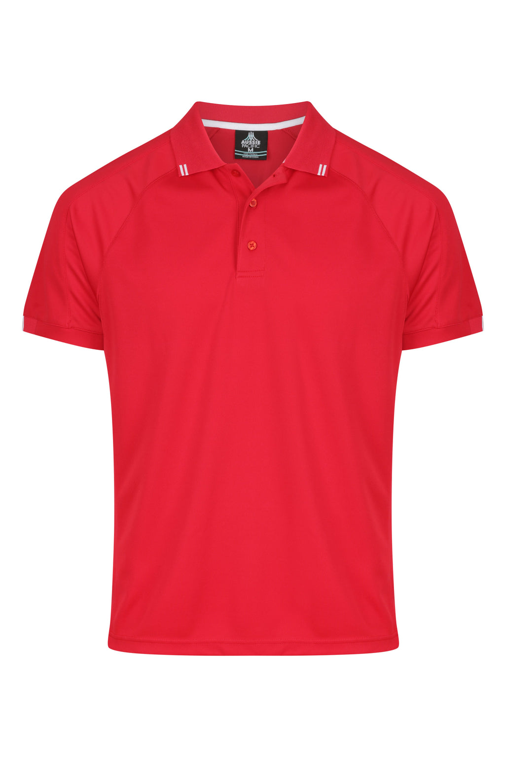 FLINDERS MENS POLOS - RED/WHITE