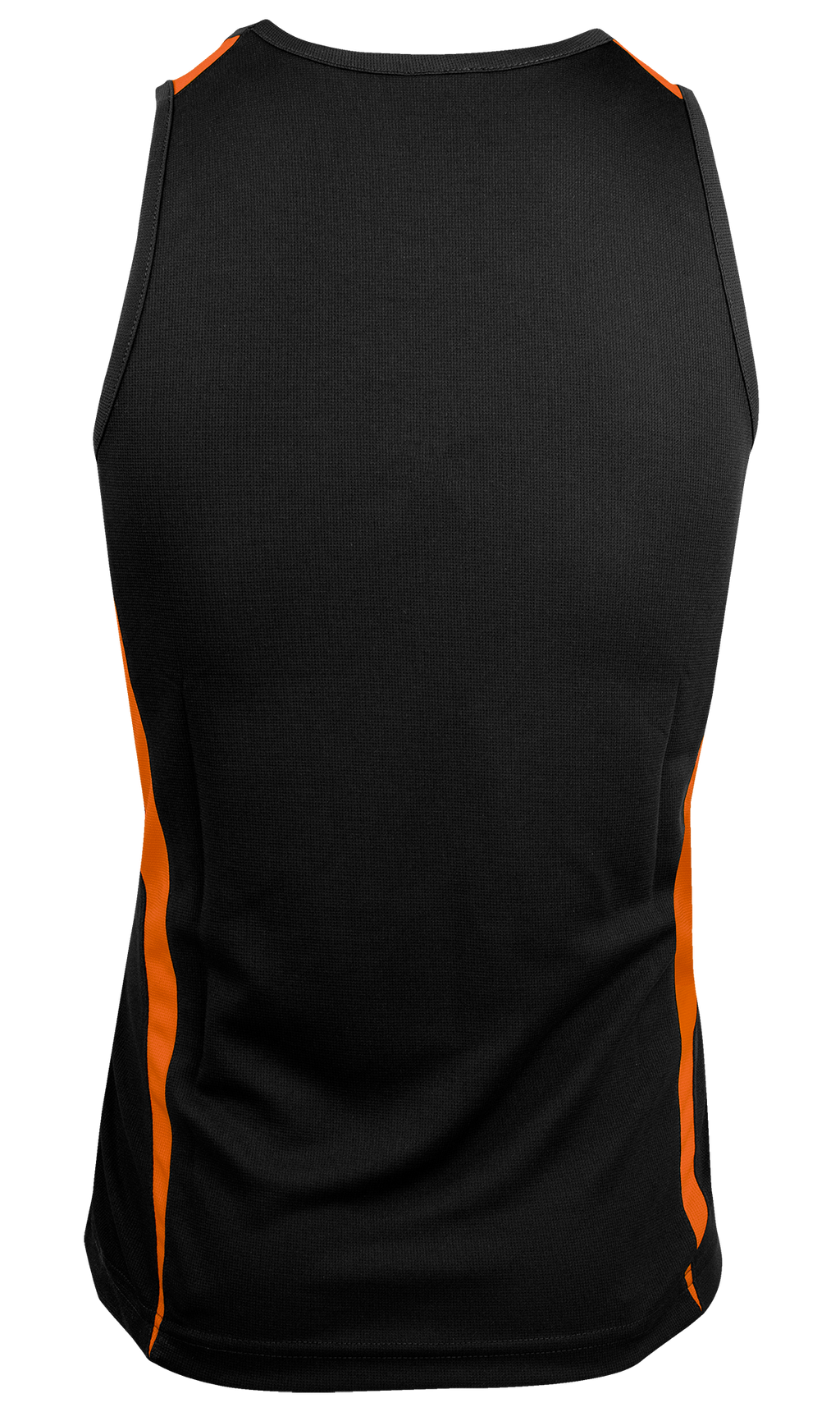 EUREKA MENS SINGLETS - BLACK/ORANGE