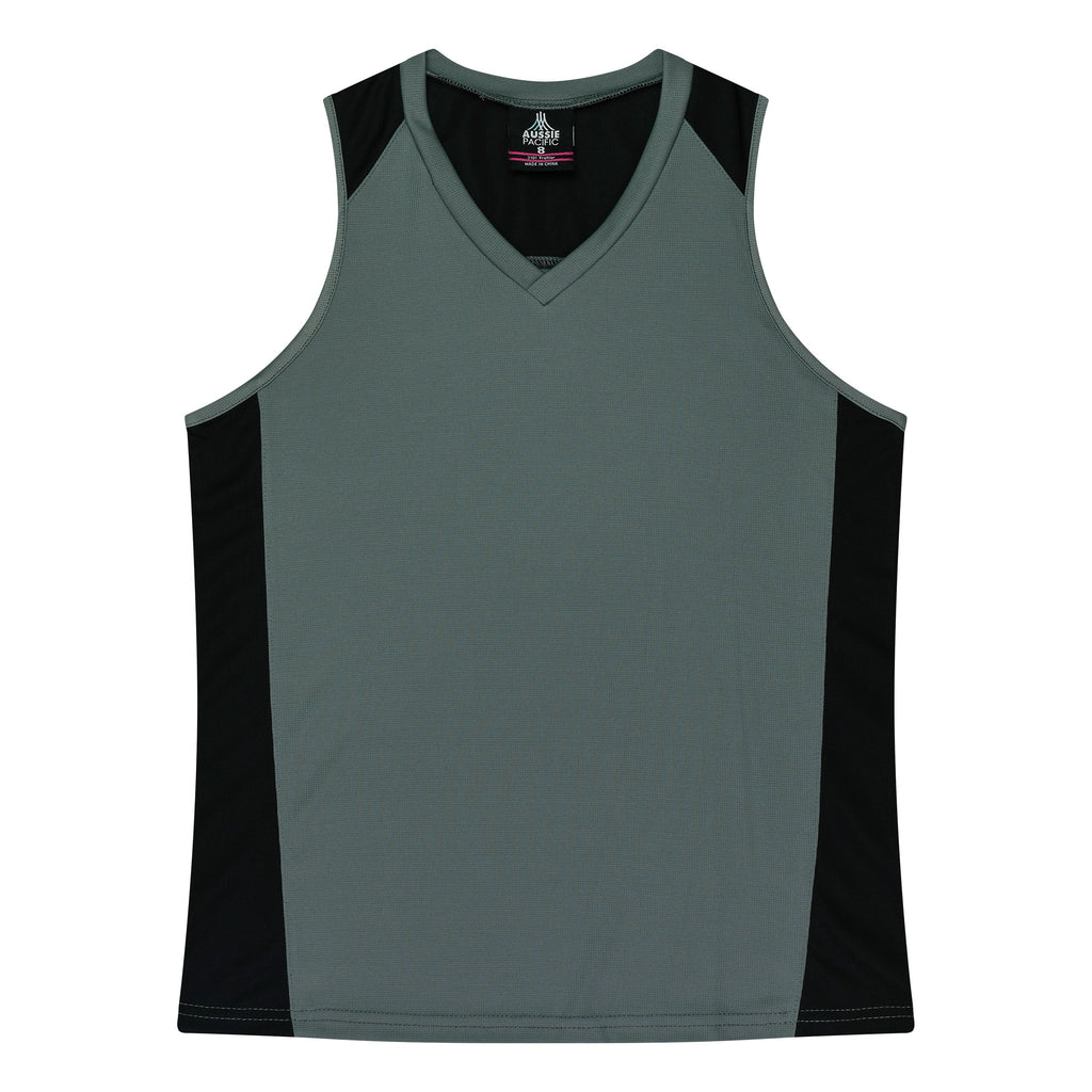 PREMIER LADY SINGLETS - ASHE/BLACK