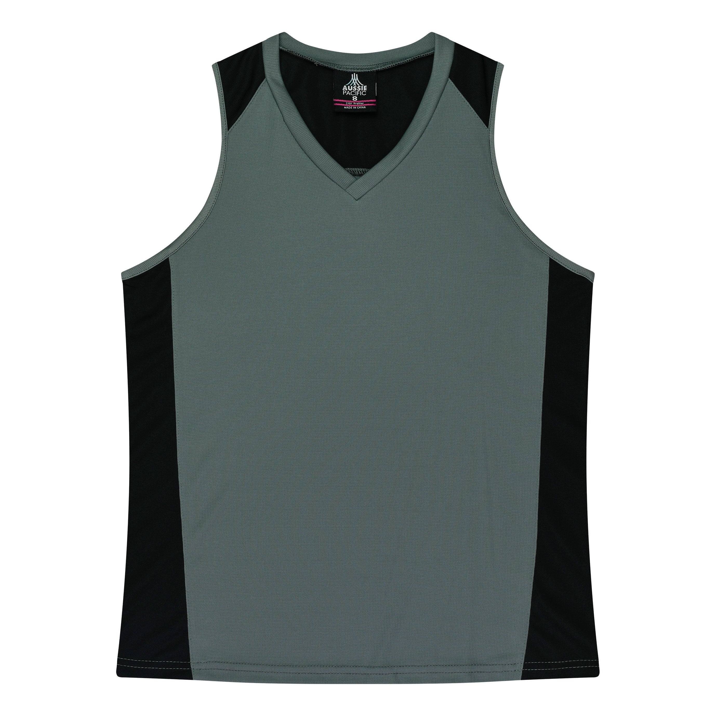 PREMIER LADY SINGLETS - ASHE/BLACK