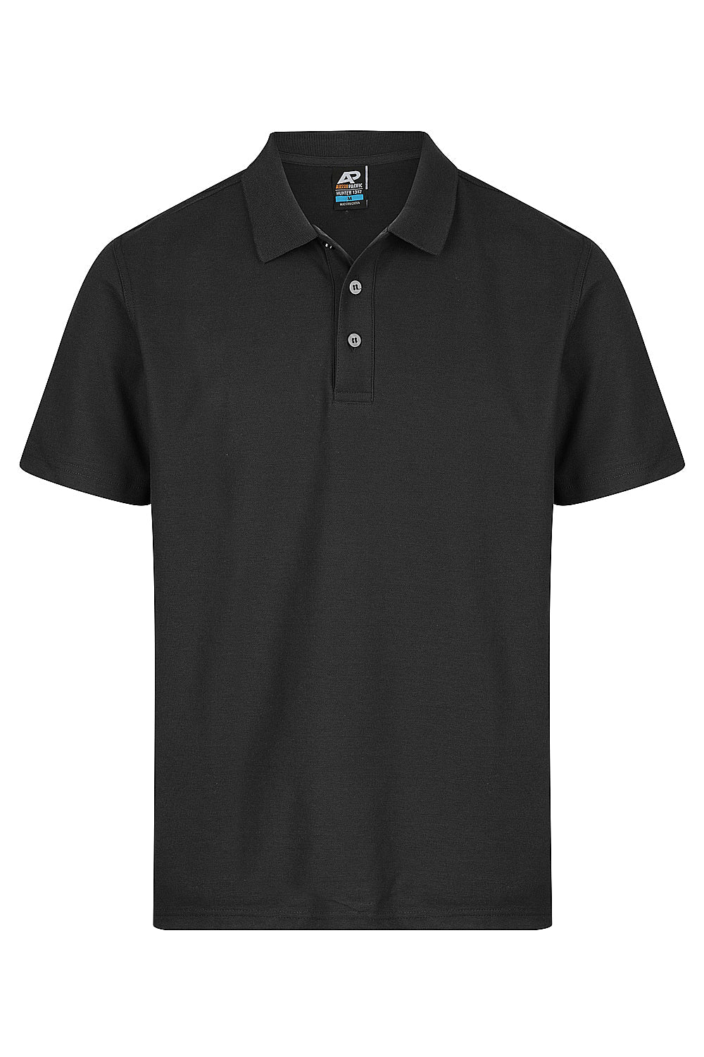 HUNTER MENS POLOS - BLACK