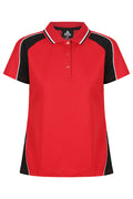 PANORAMA LADY POLOS - RED/BLACK/WHITE