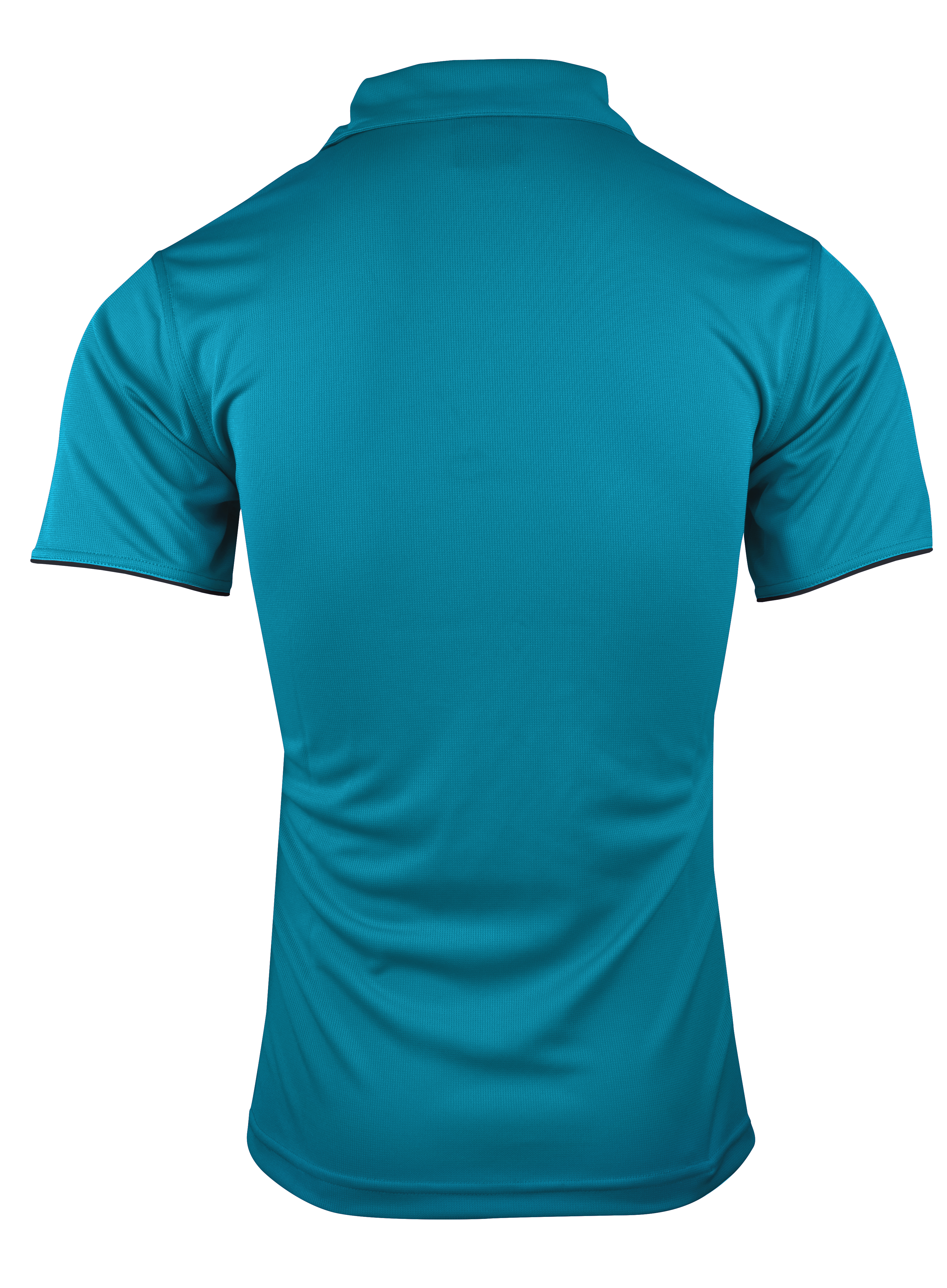 YARRA MENS POLOS - TEAL/BLACK