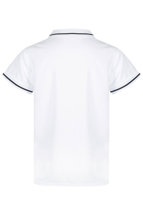 COTTESLOE KIDS POLOS - WHITE/NAVY