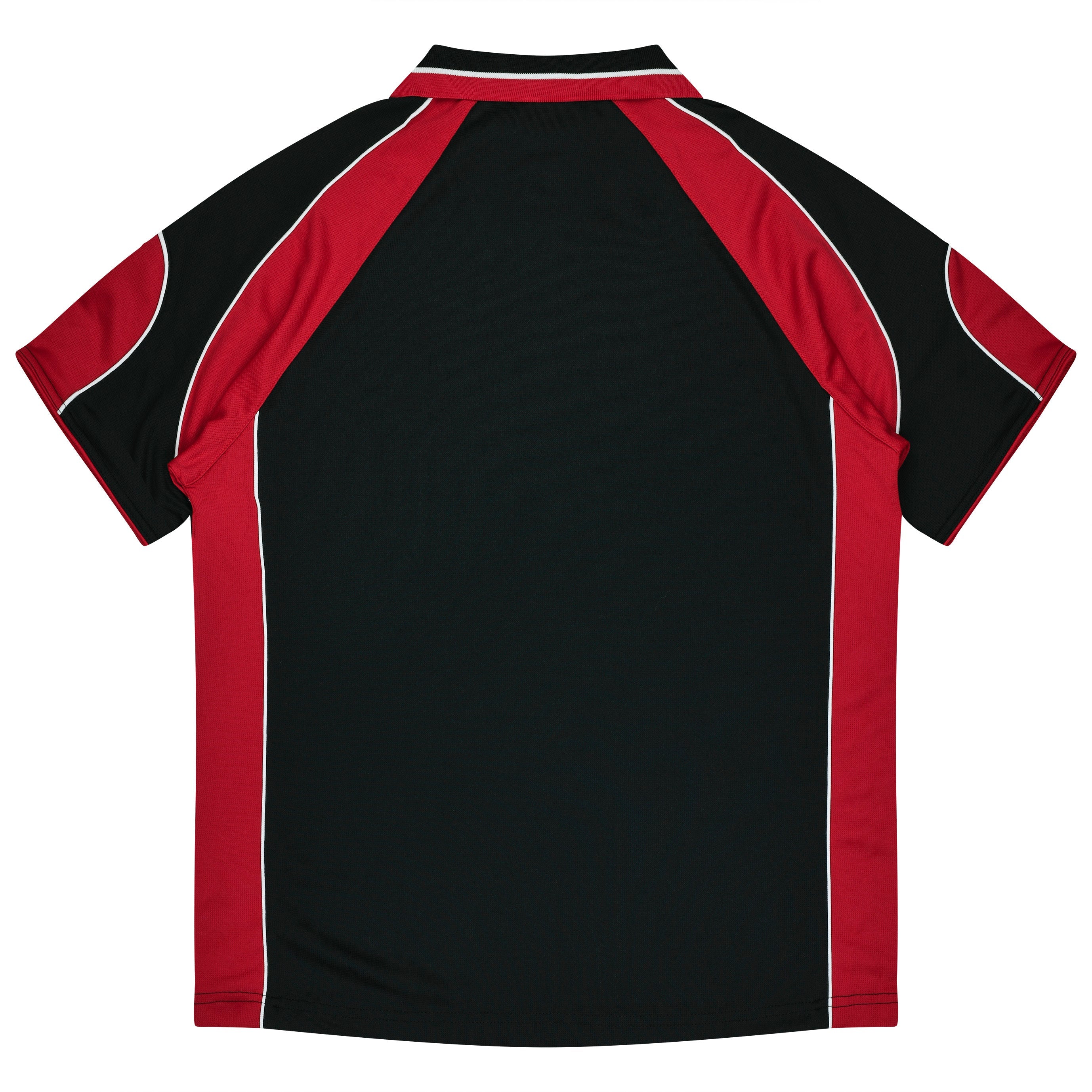 MURRAY KIDS POLOS - BLACK/RED