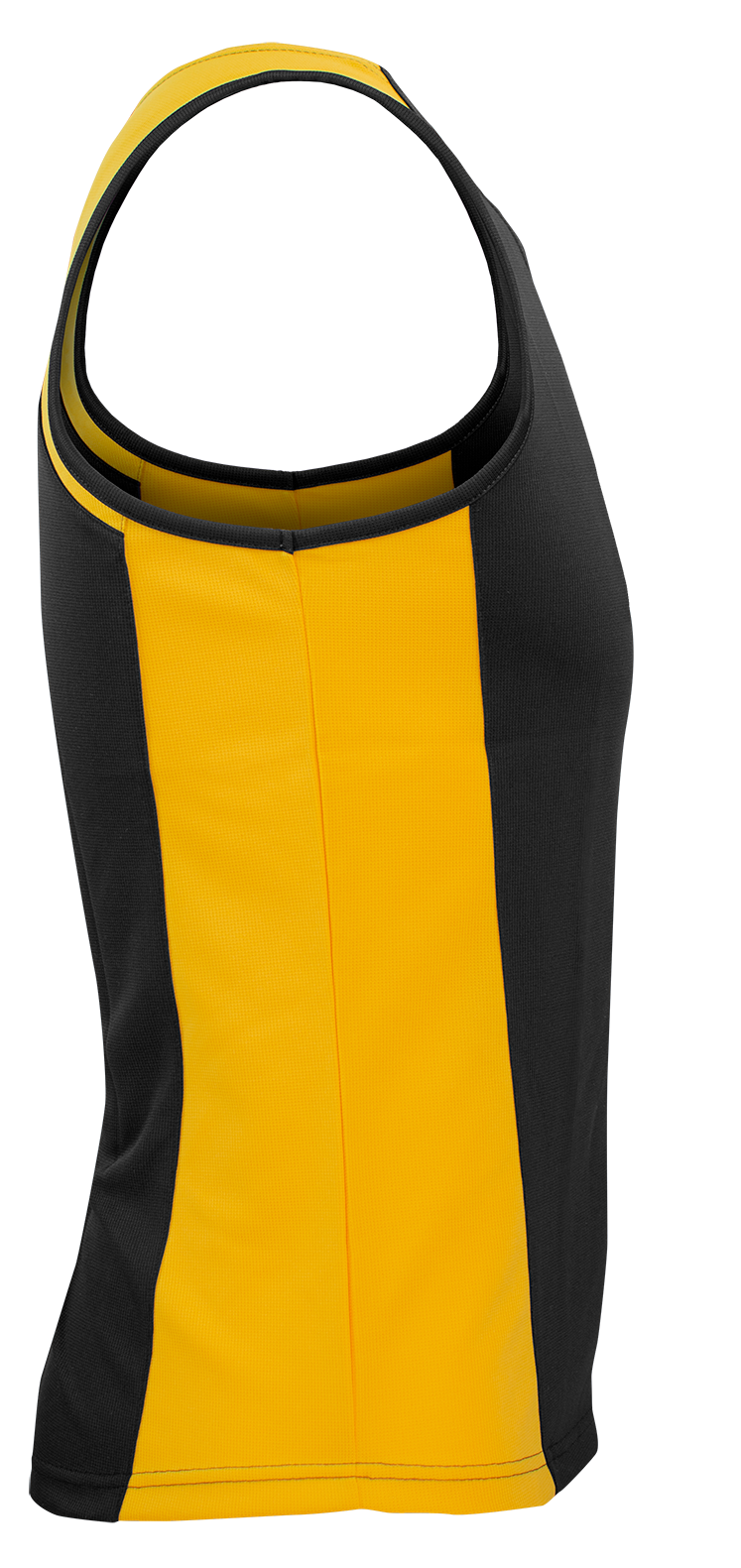 PREMIER MENS SINGLETS - BLACK/GOLD