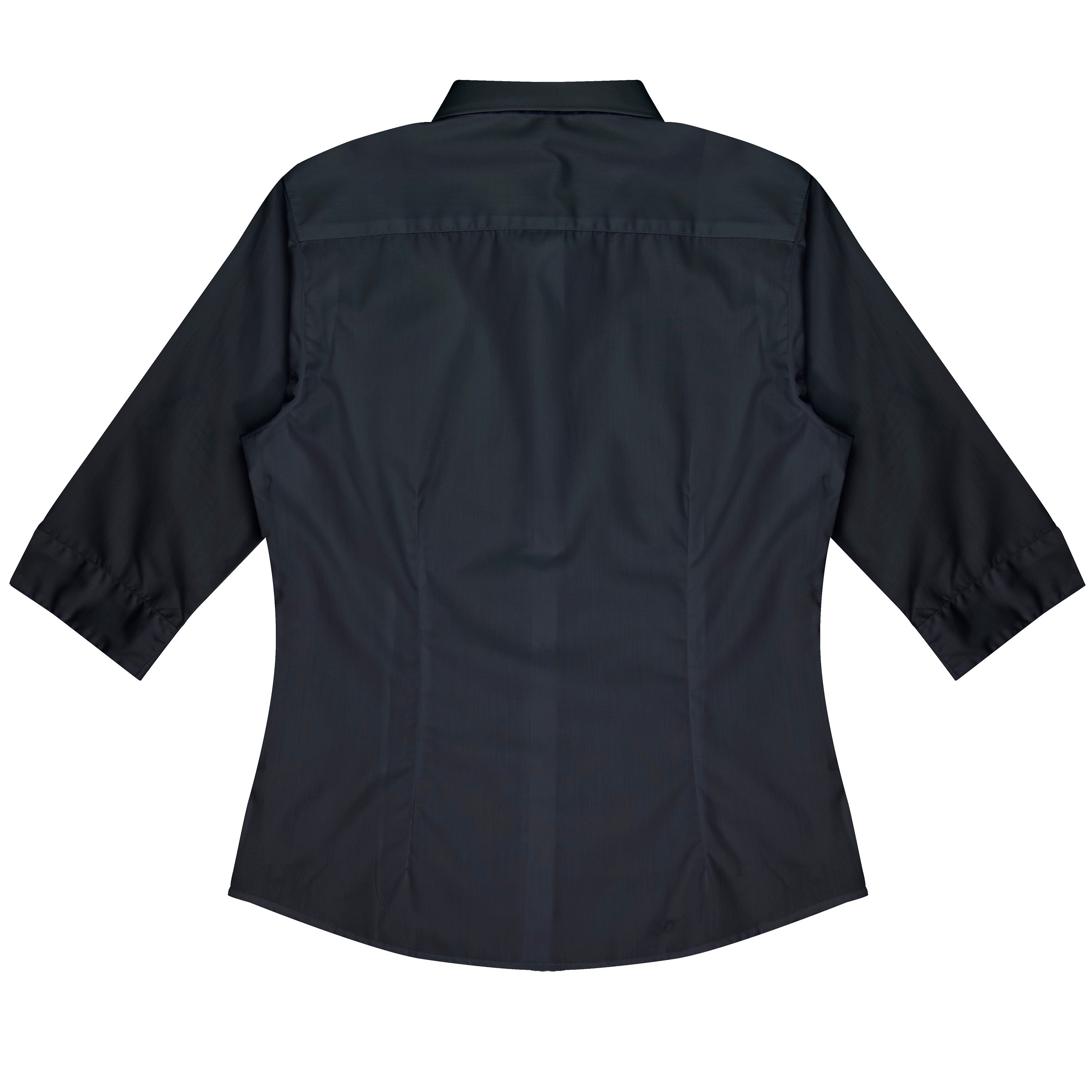 KINGSWOOD LADY SHIRT 3/4 SLEEVE - BLACK