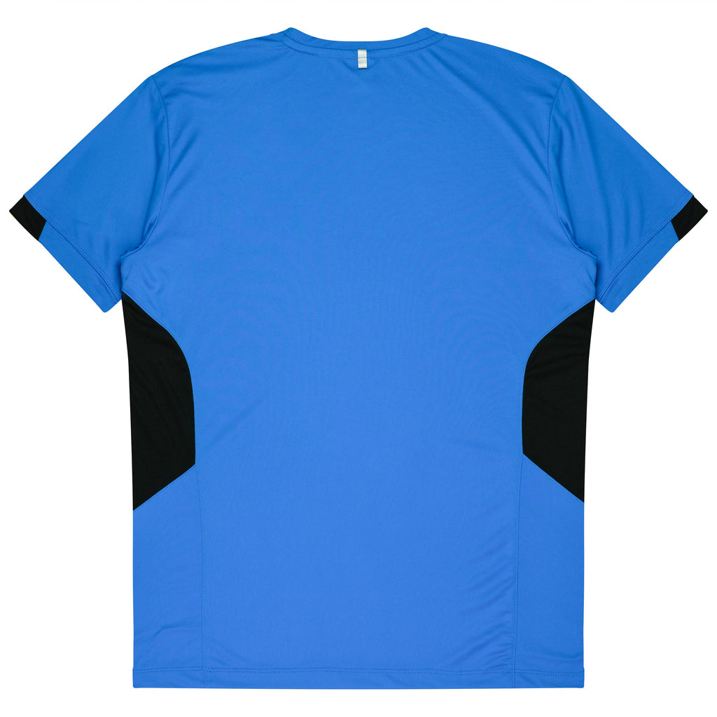 TASMAN KIDS TEES - CYAN/BLACK