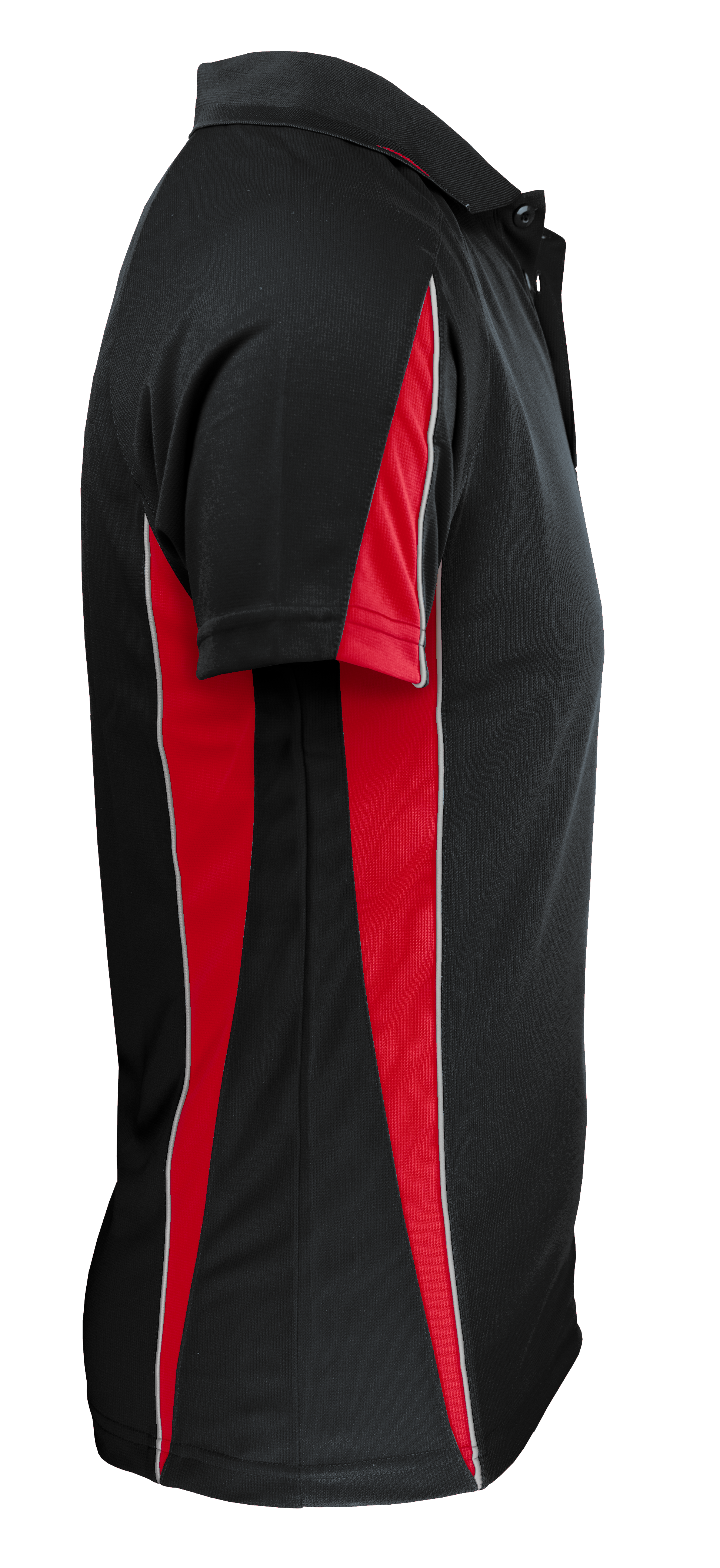 EUREKA MENS POLOS - BLACK/RED