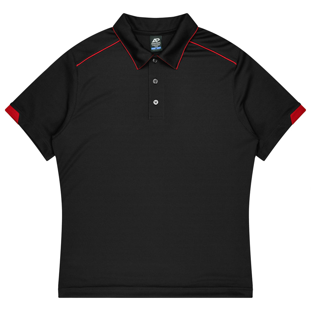 CURRUMBIN KIDS POLOS - BLACK/RED