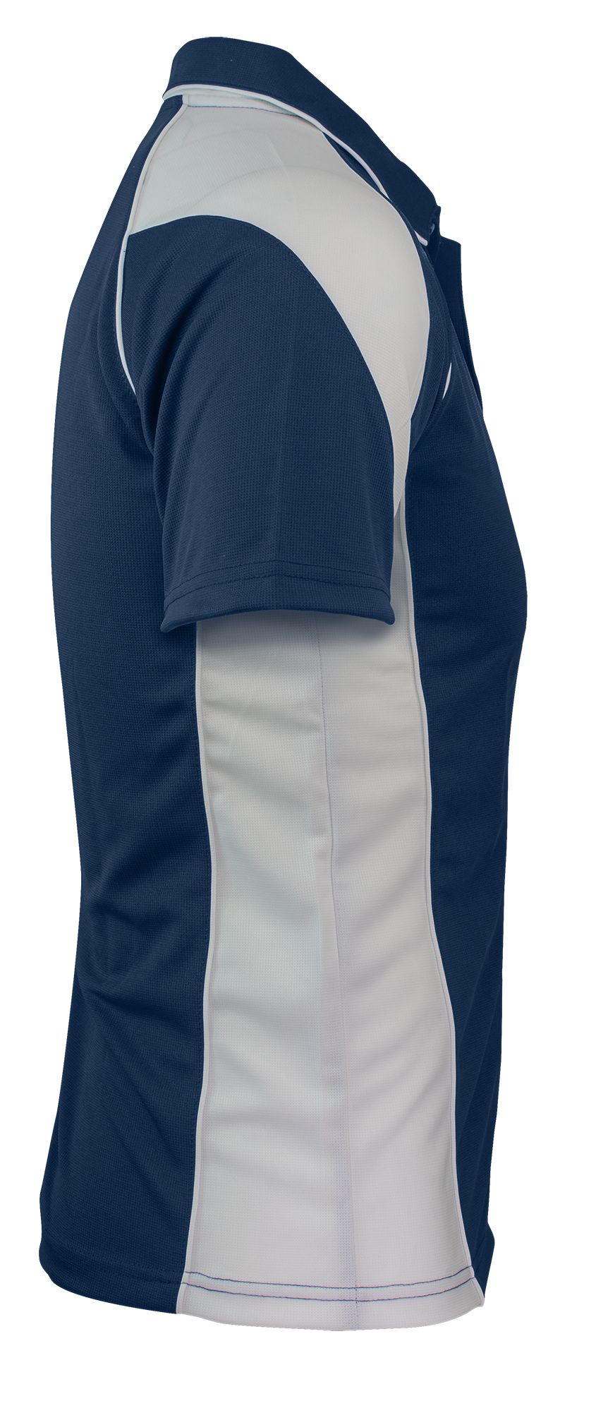 PREMIER MENS POLOS - NAVY/WHITE