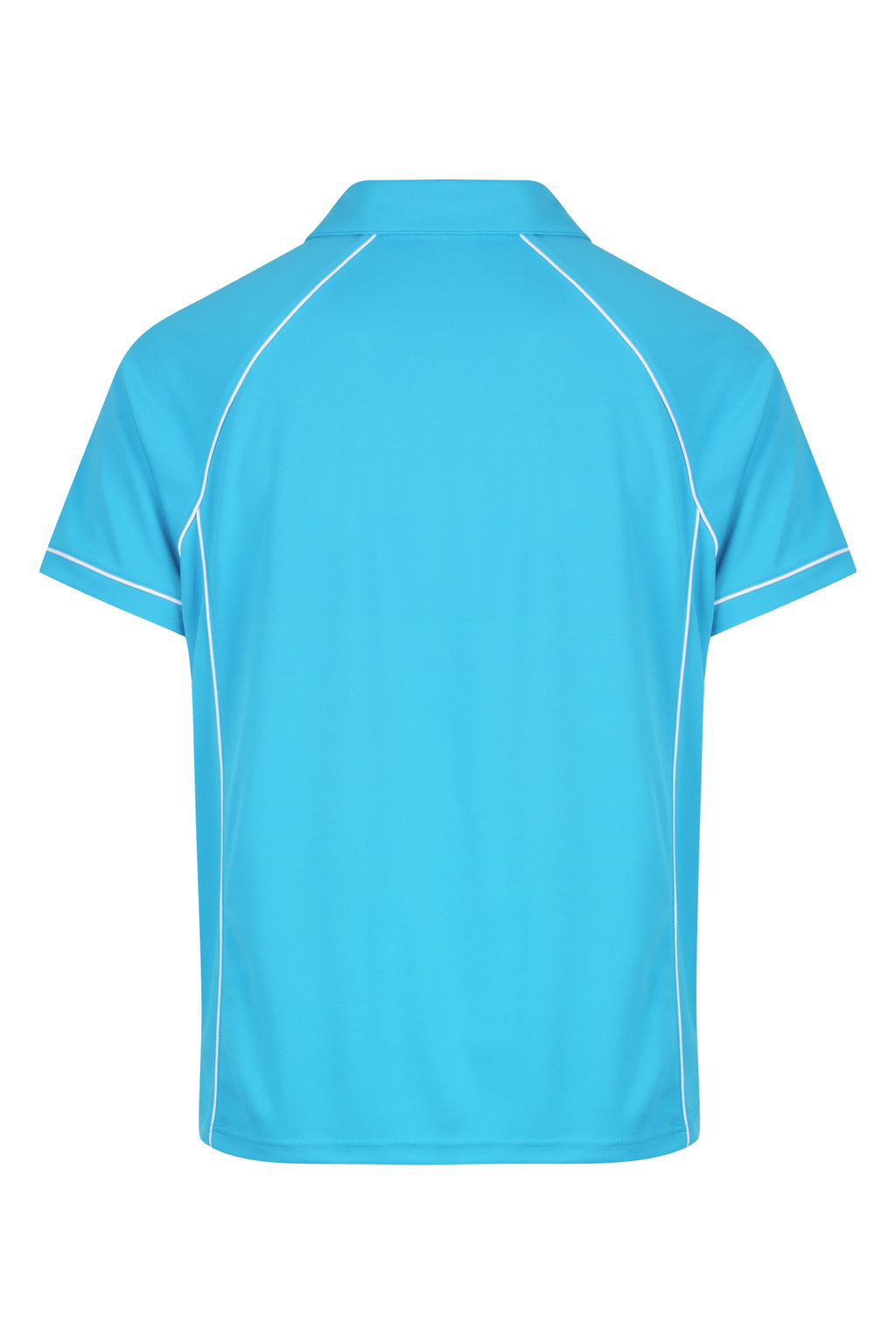 ENDEAVOUR MENS POLOS - PACIFIC BLUE/WHITE