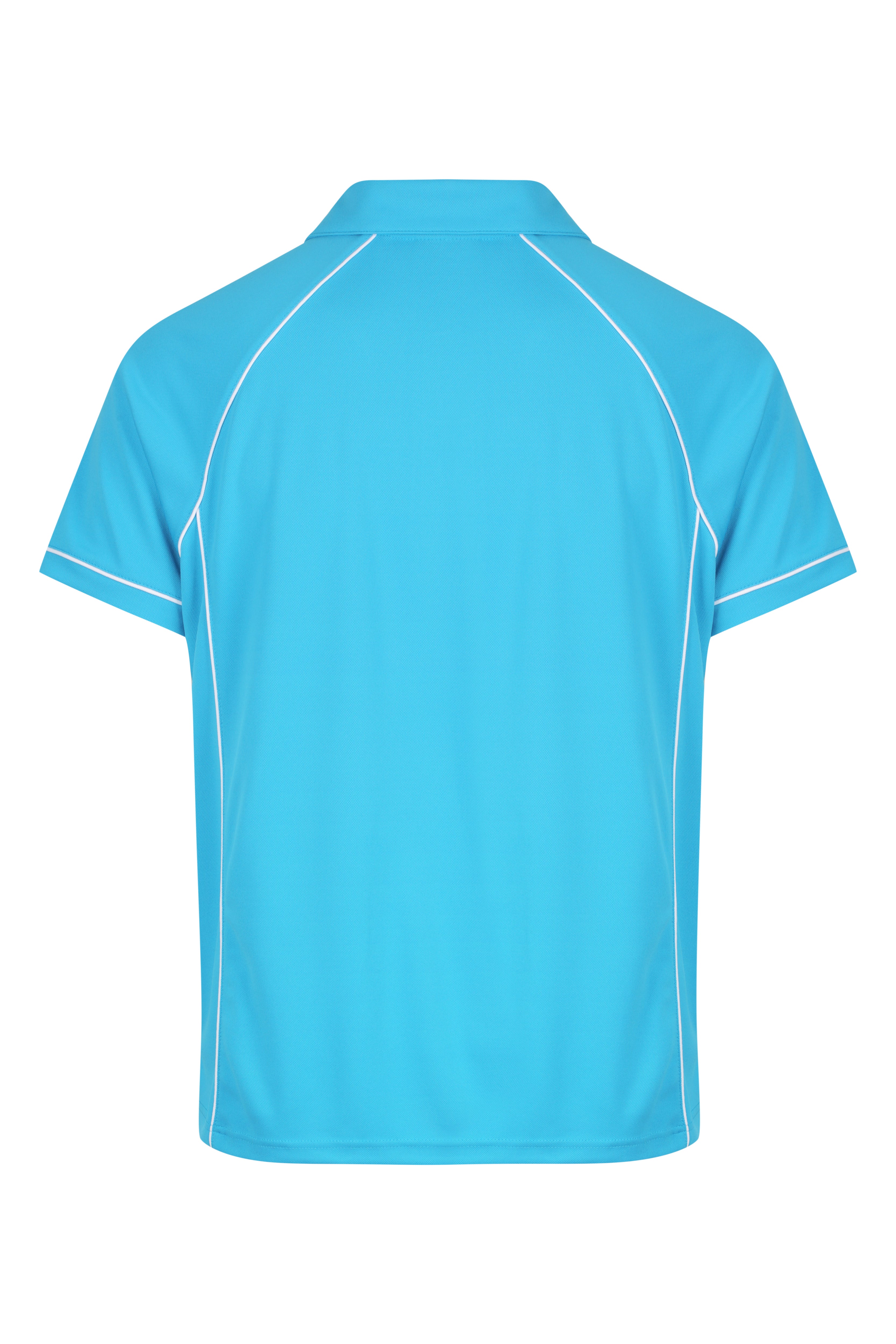 ENDEAVOUR MENS POLOS - PACIFIC BLUE/WHITE