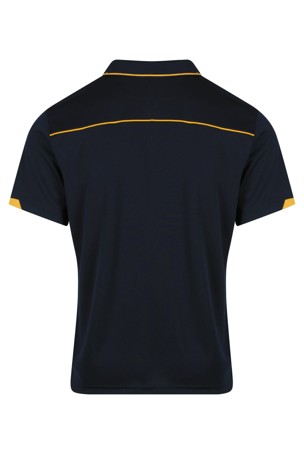 CURRUMBIN MENS POLOS - NAVY/GOLD