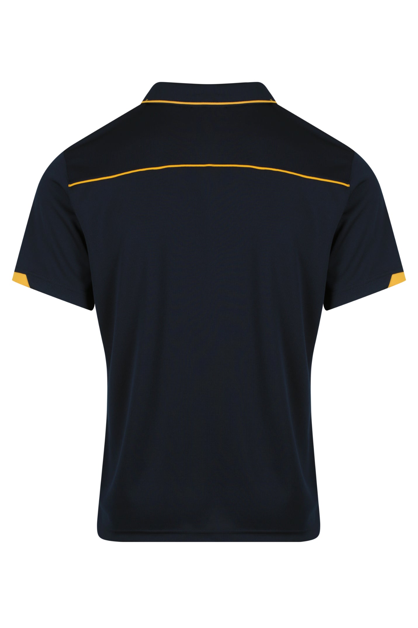CURRUMBIN MENS POLOS - NAVY/GOLD