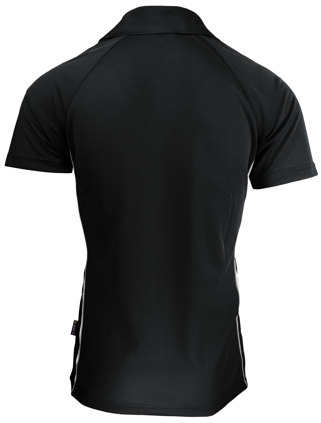 EUREKA MENS POLOS - BLACK/WHITE