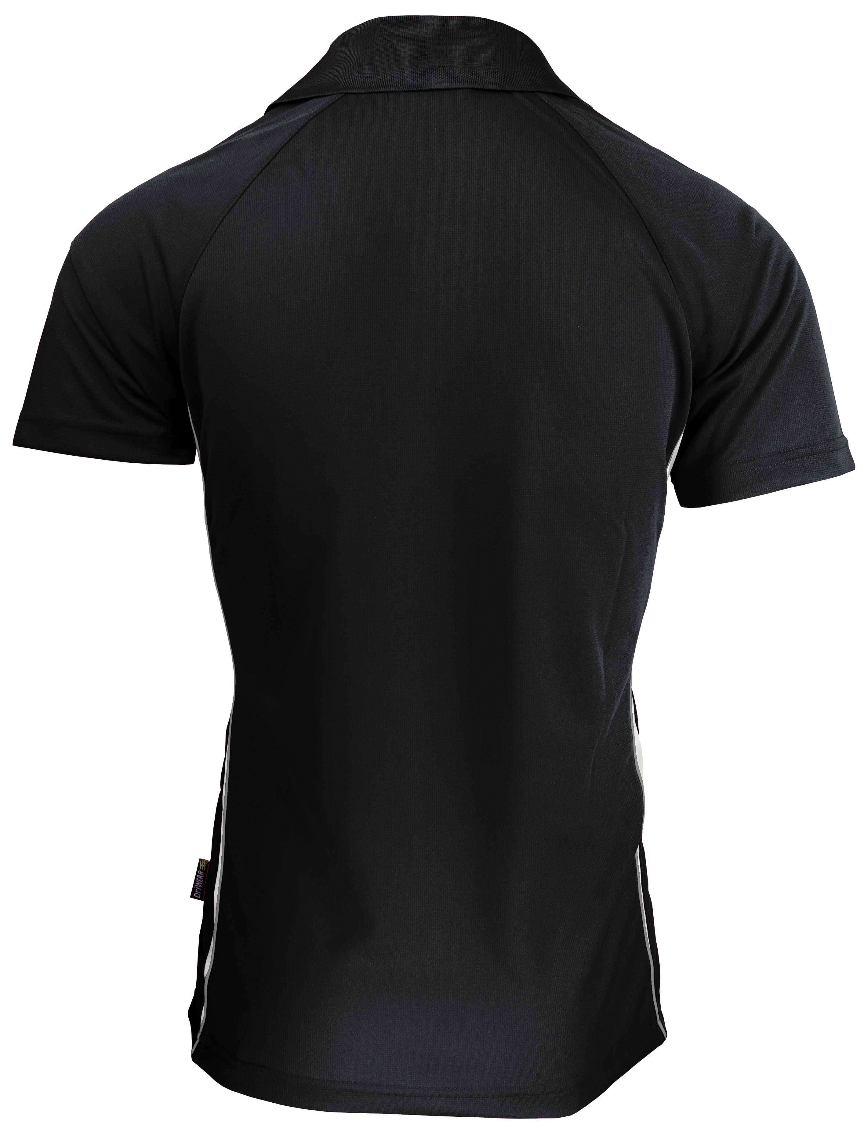 EUREKA MENS POLOS - BLACK/WHITE