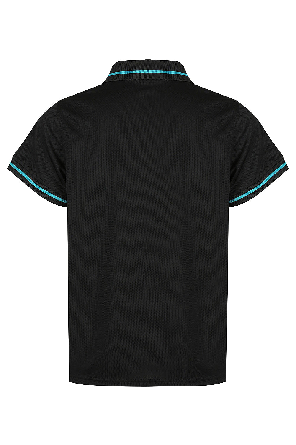 COTTESLOE KIDS POLOS - BLACK/TEAL