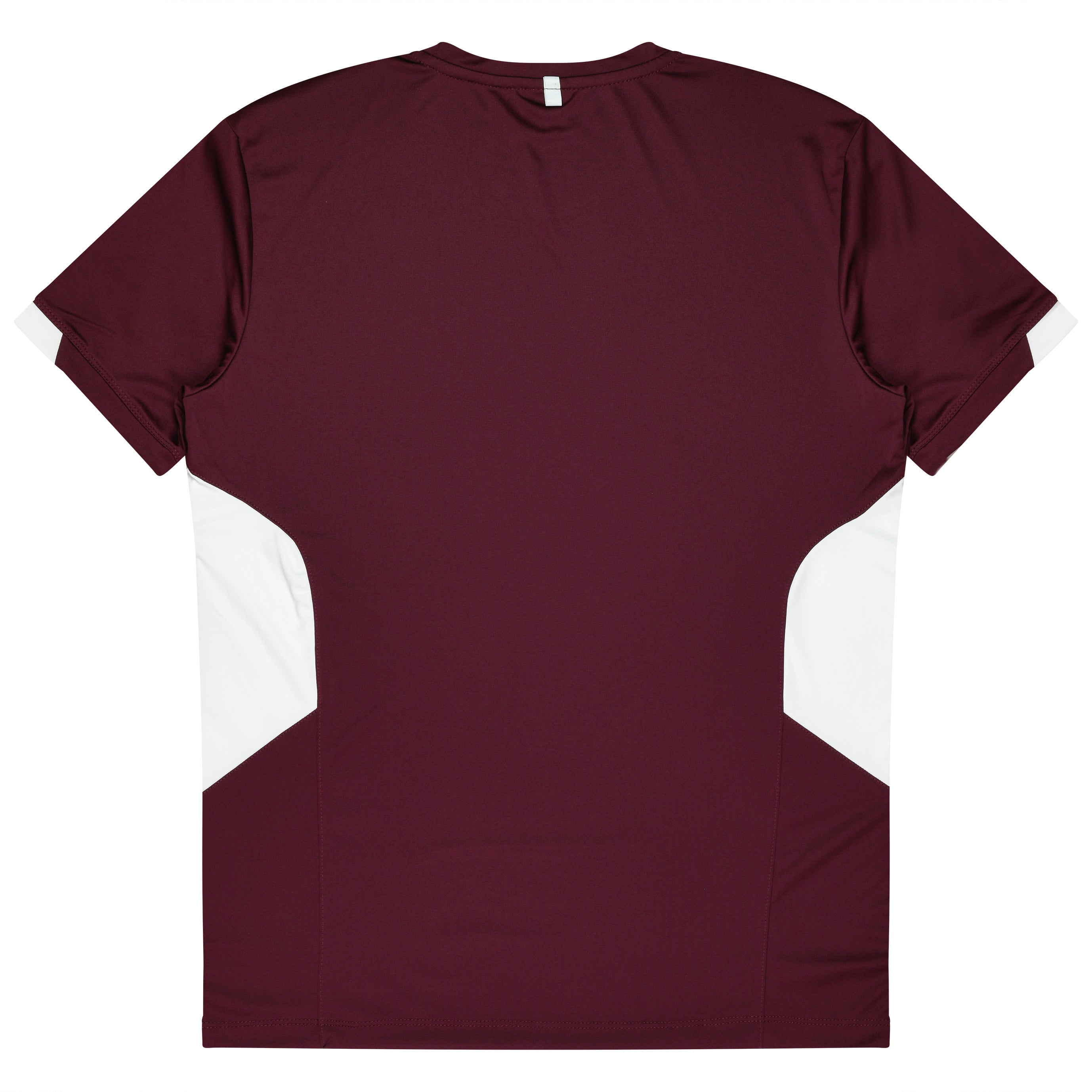 TASMAN KIDS TEES - MAROON/WHITE