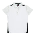 PATERSON LADY POLOS - WHITE/BLACK