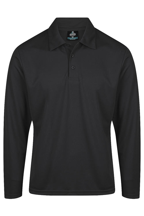 BOTANY MENS POLOS - BLACK