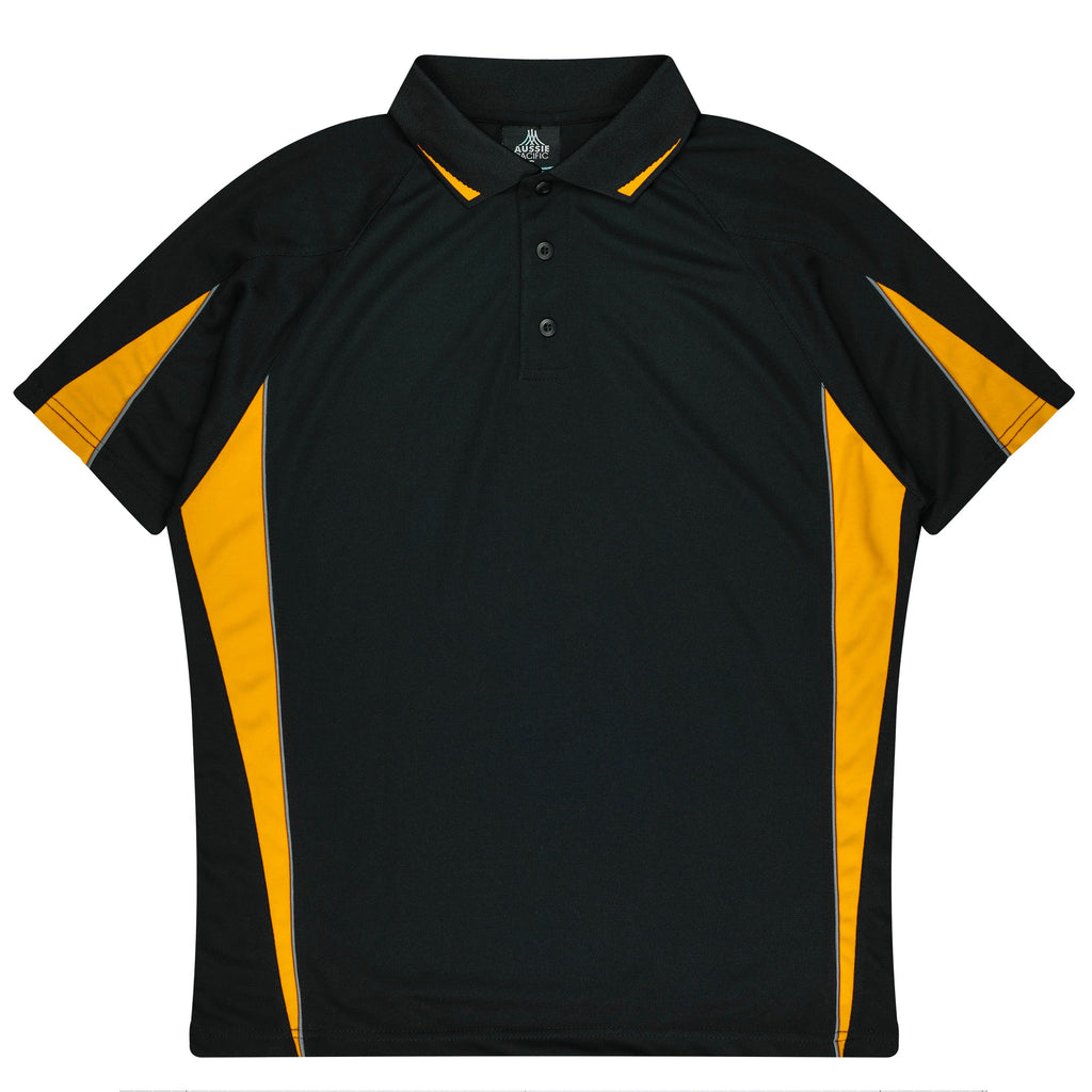 EUREKA KIDS POLOS - BLACK/GOLD
