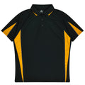EUREKA KIDS POLOS - BLACK/GOLD