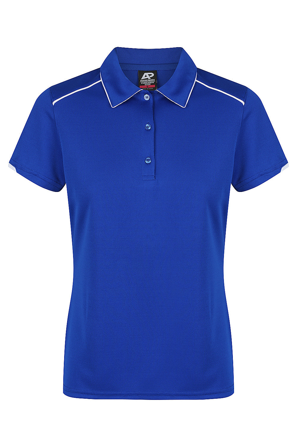 CURRUMBIN LADY POLOS - ROYAL/WHITE