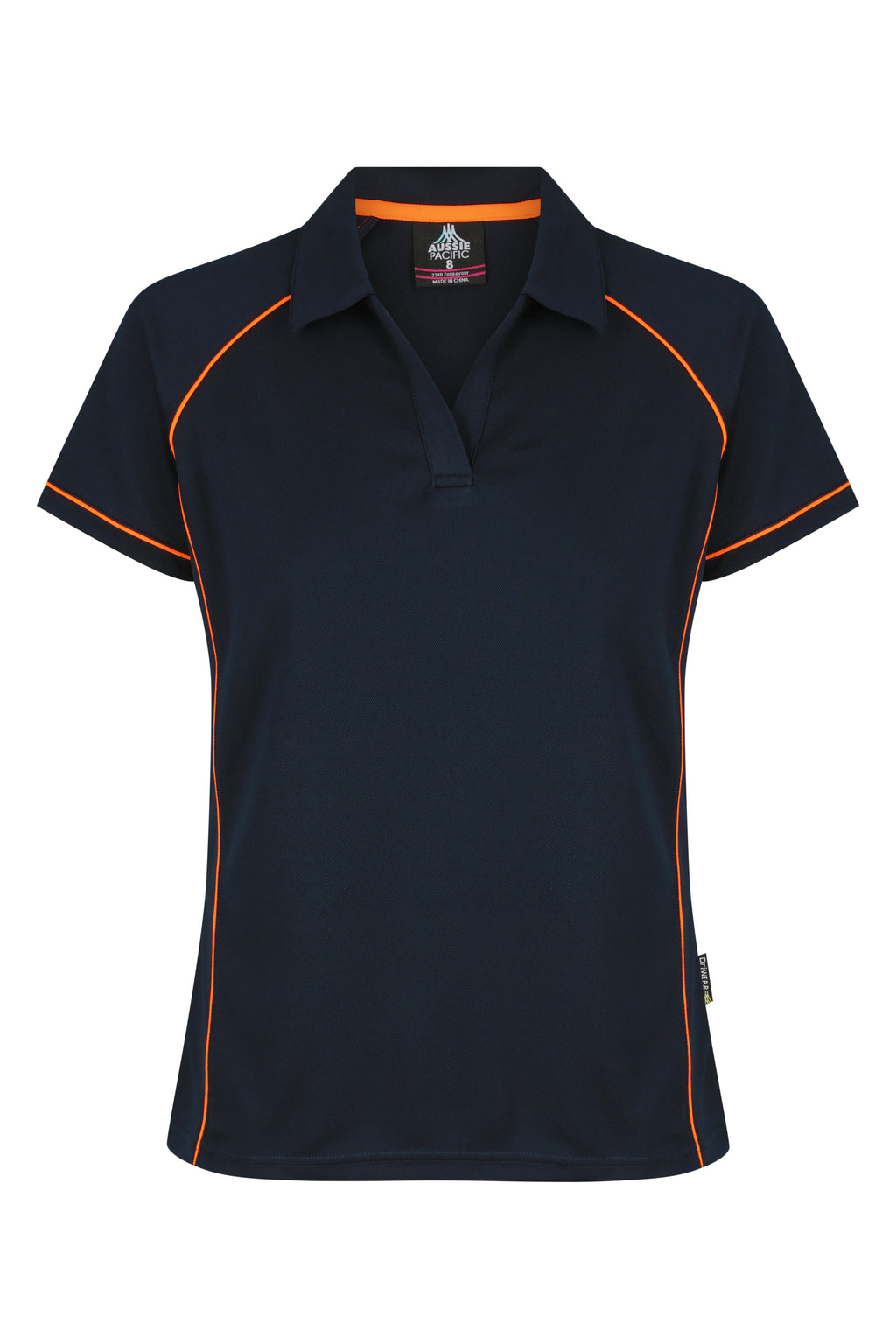 ENDEAVOUR LADY POLOS - NAVY/ORANGE