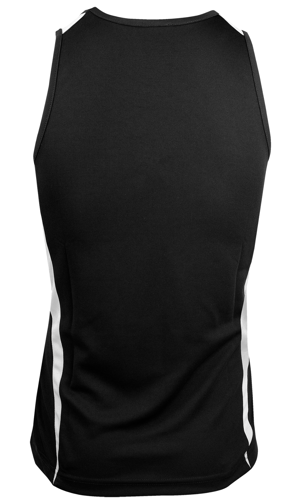 EUREKA MENS SINGLETS - BLACK/WHITE