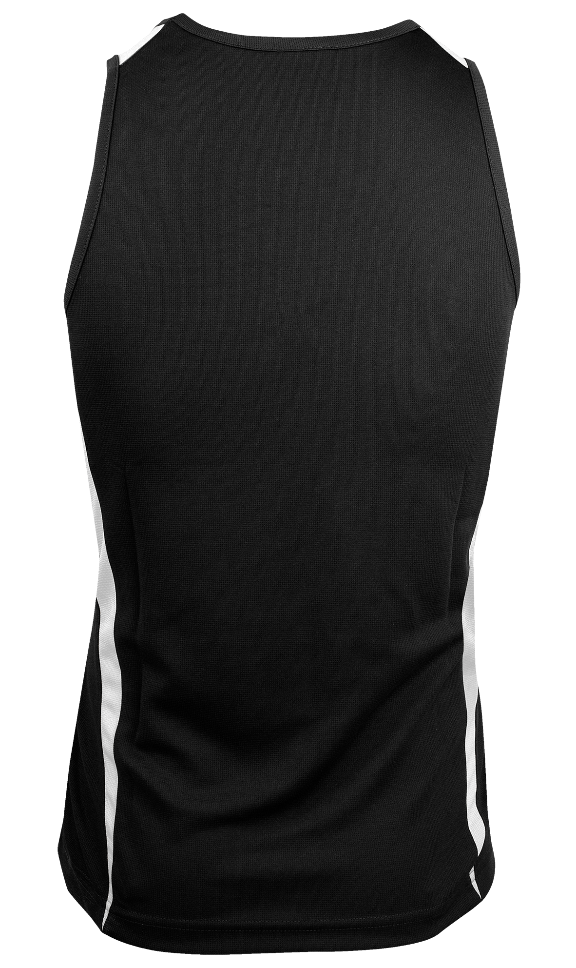 EUREKA MENS SINGLETS - BLACK/WHITE