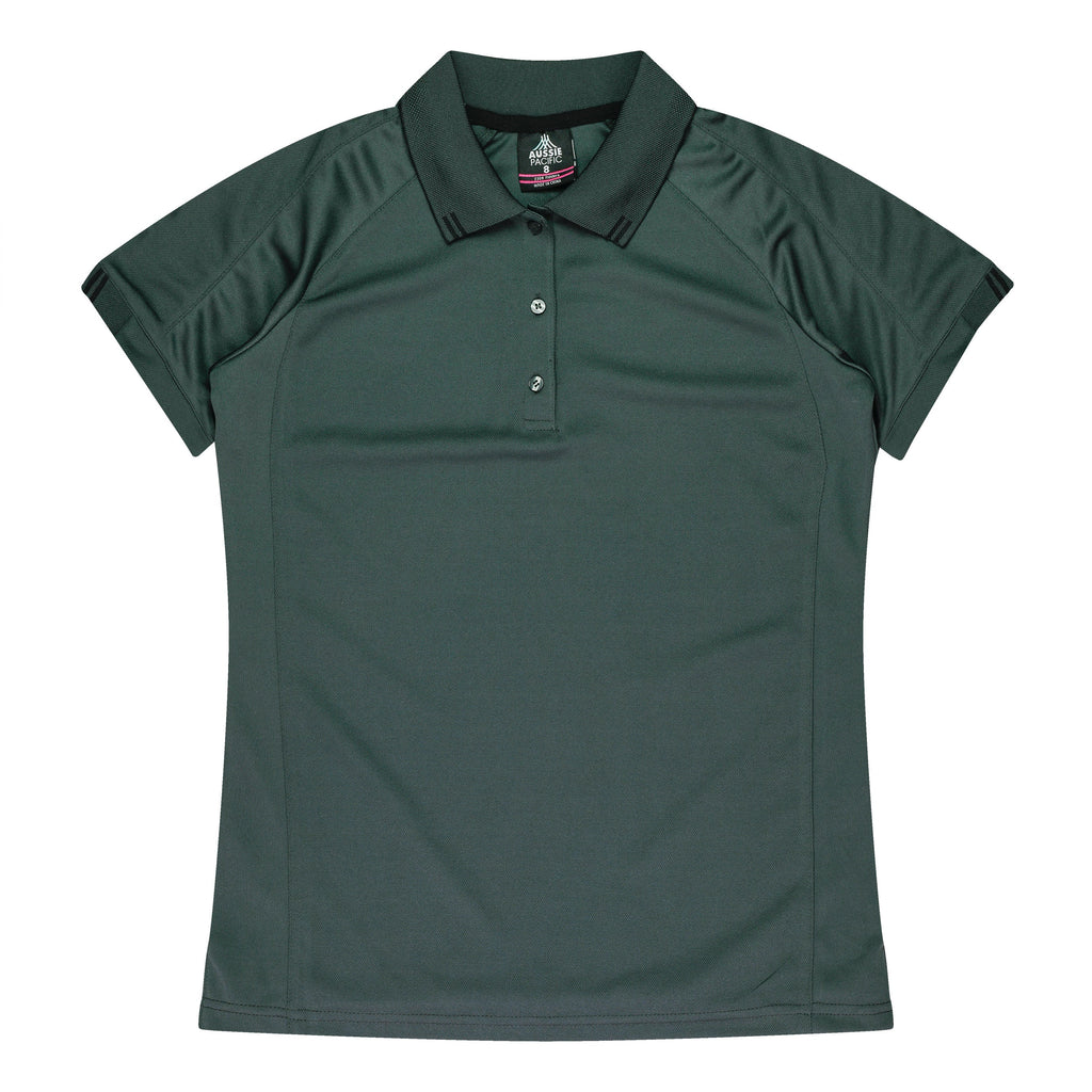 FLINDERS LADY POLOS - SLATE/BLACK