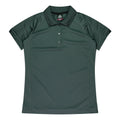 FLINDERS LADY POLOS - SLATE/BLACK