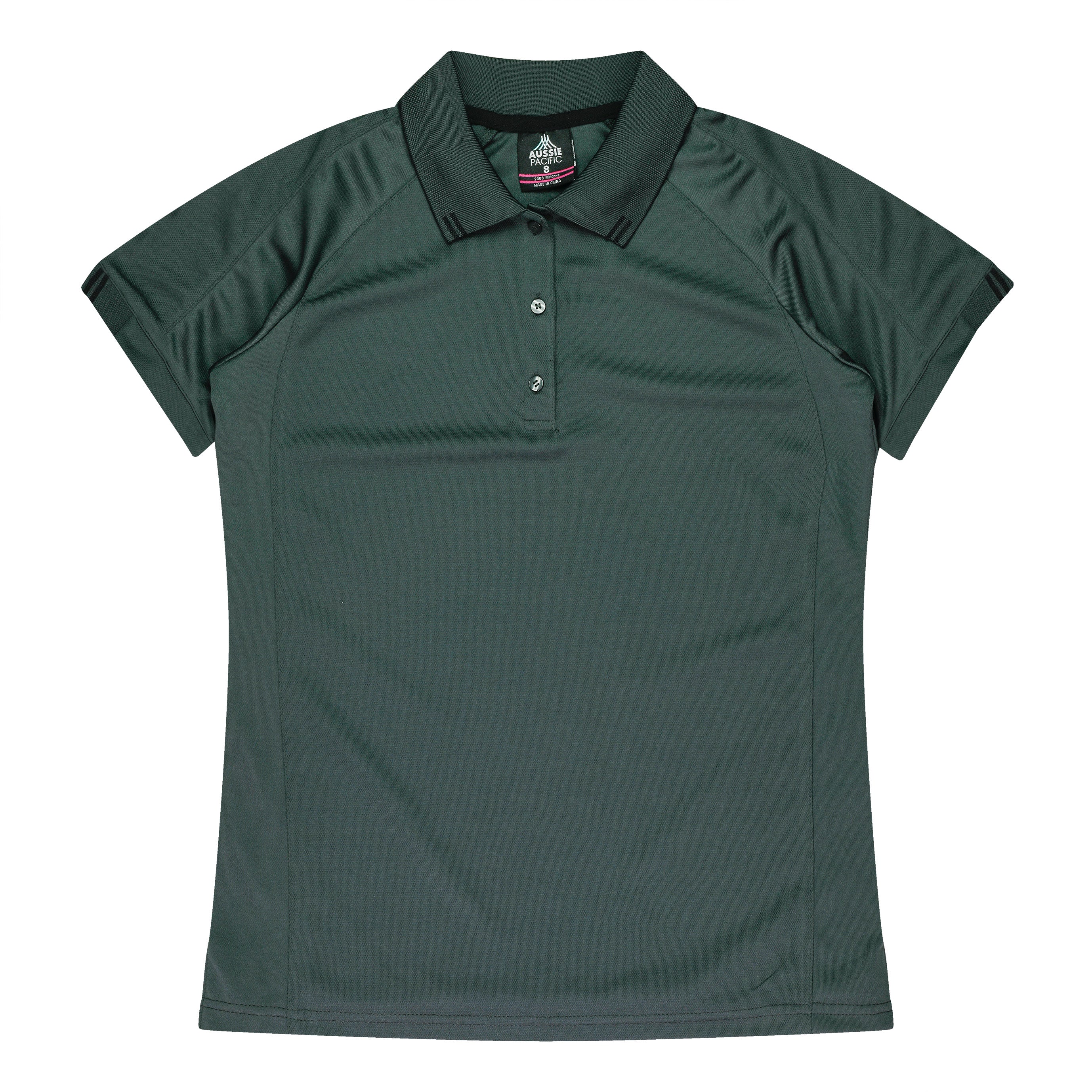 FLINDERS LADY POLOS - SLATE/BLACK