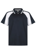 PANORAMA KIDS POLOS - NAVY/WHITE/ASHE