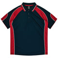MURRAY KIDS POLOS - NAVY/RED