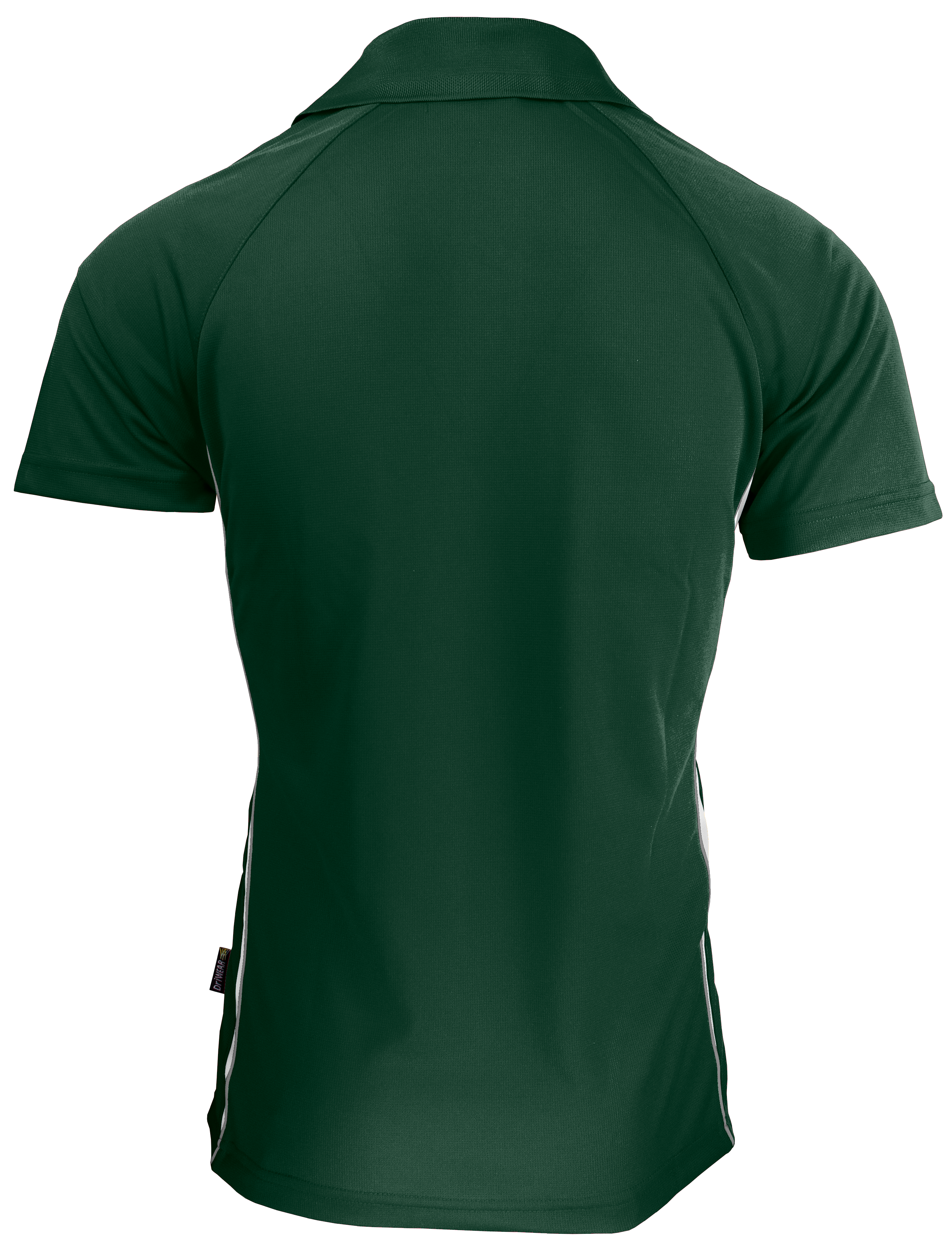 EUREKA MENS POLOS - BOTTLE/WHITE