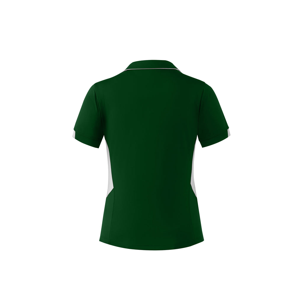 TASMAN LADY POLOS - BOTTLE/WHITE