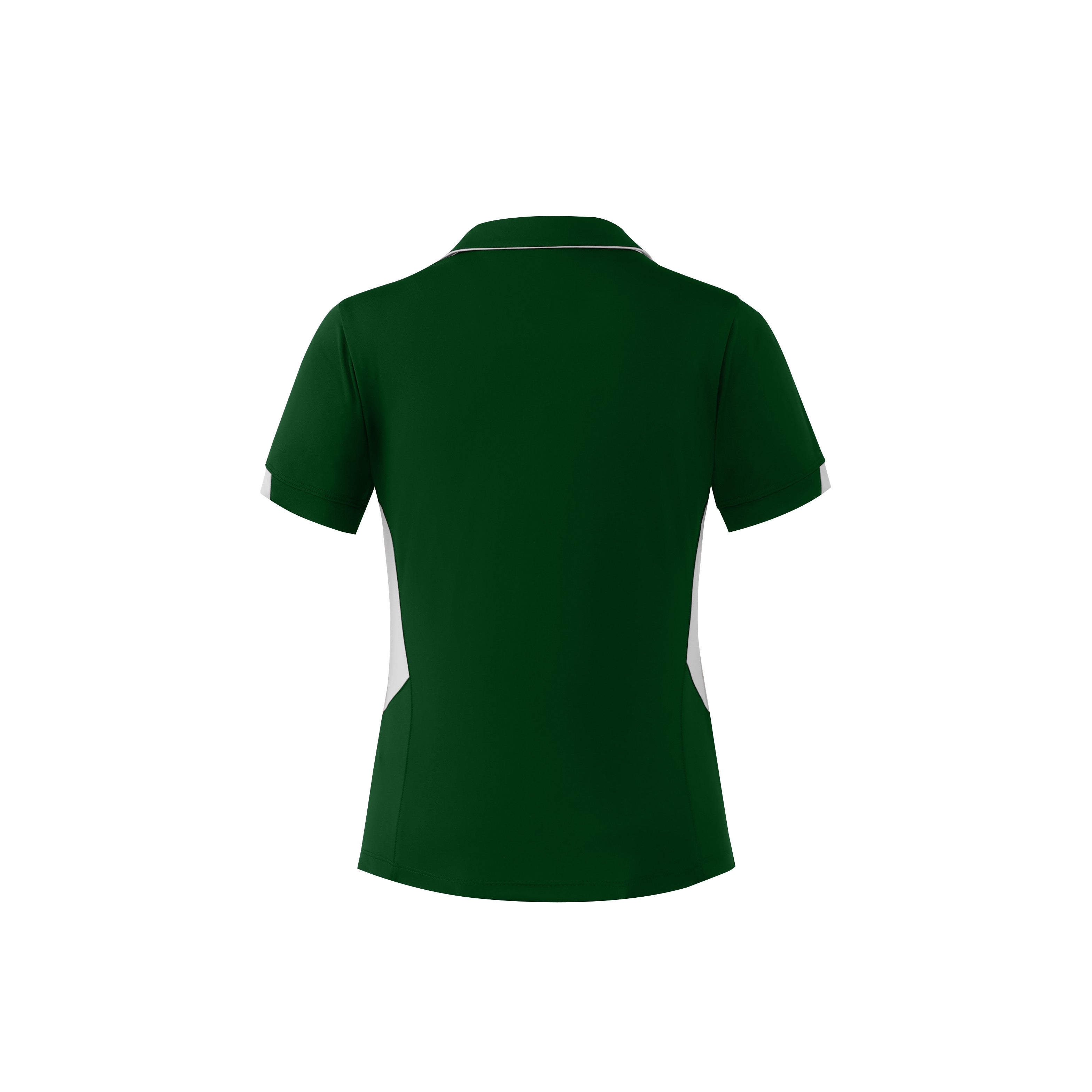 TASMAN LADY POLOS - BOTTLE/WHITE
