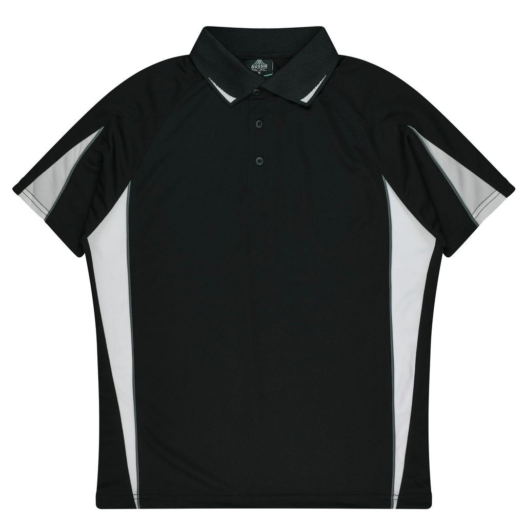 EUREKA KIDS POLOS - BLACK/WHITE
