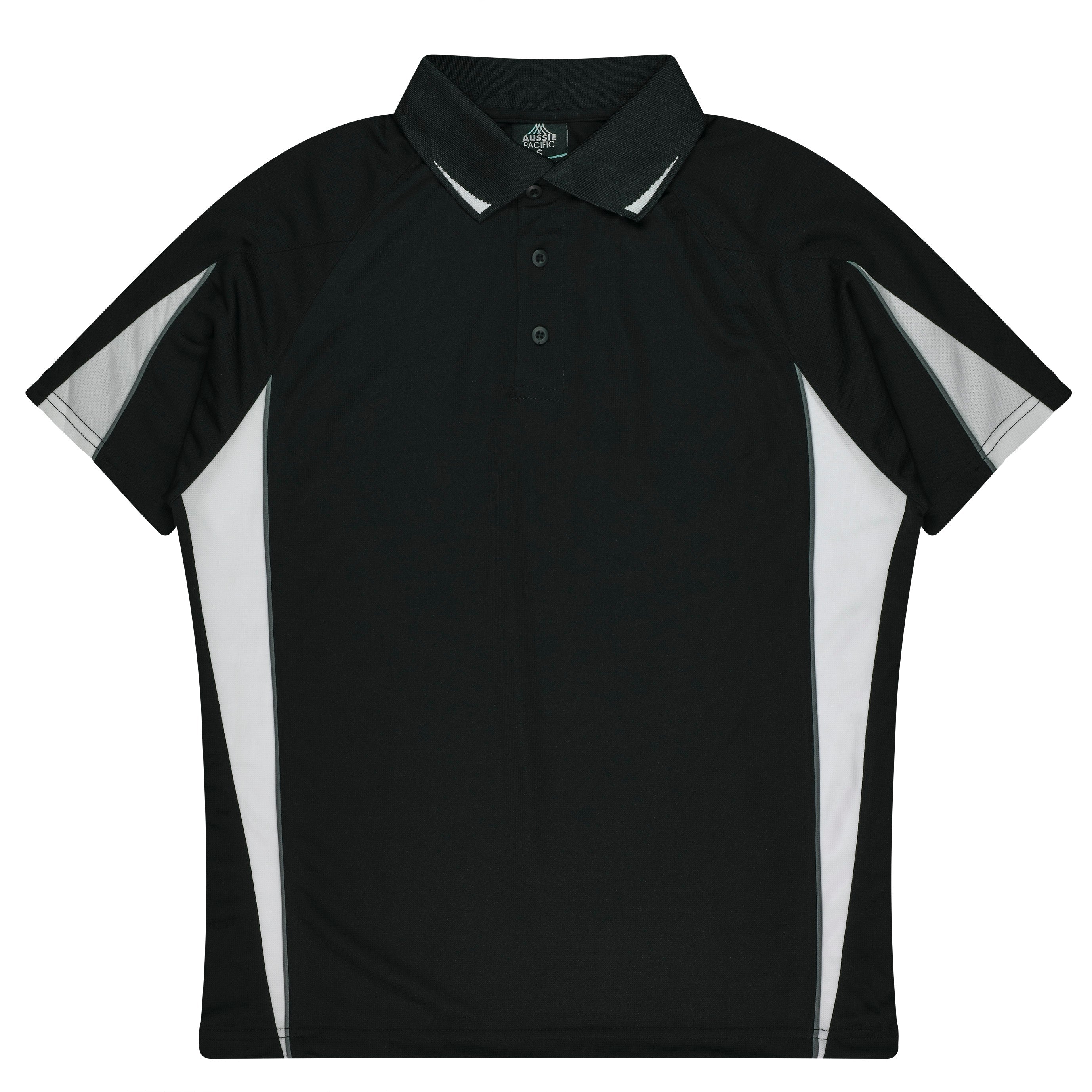 EUREKA KIDS POLOS - BLACK/WHITE