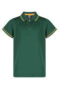 COTTESLOE KIDS POLOS - BOTTLE/GOLD