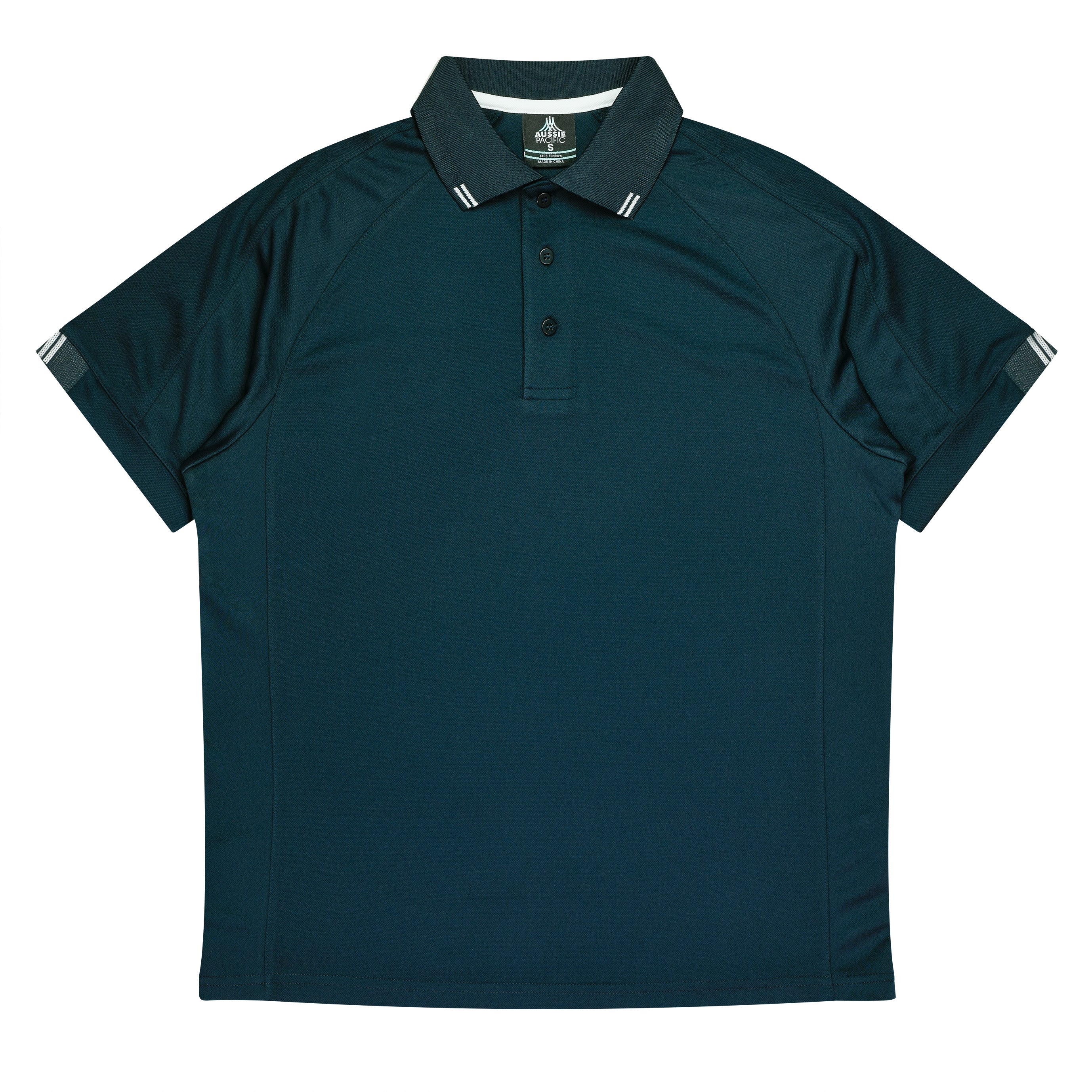 FLINDERS MENS POLOS - NAVY/WHITE