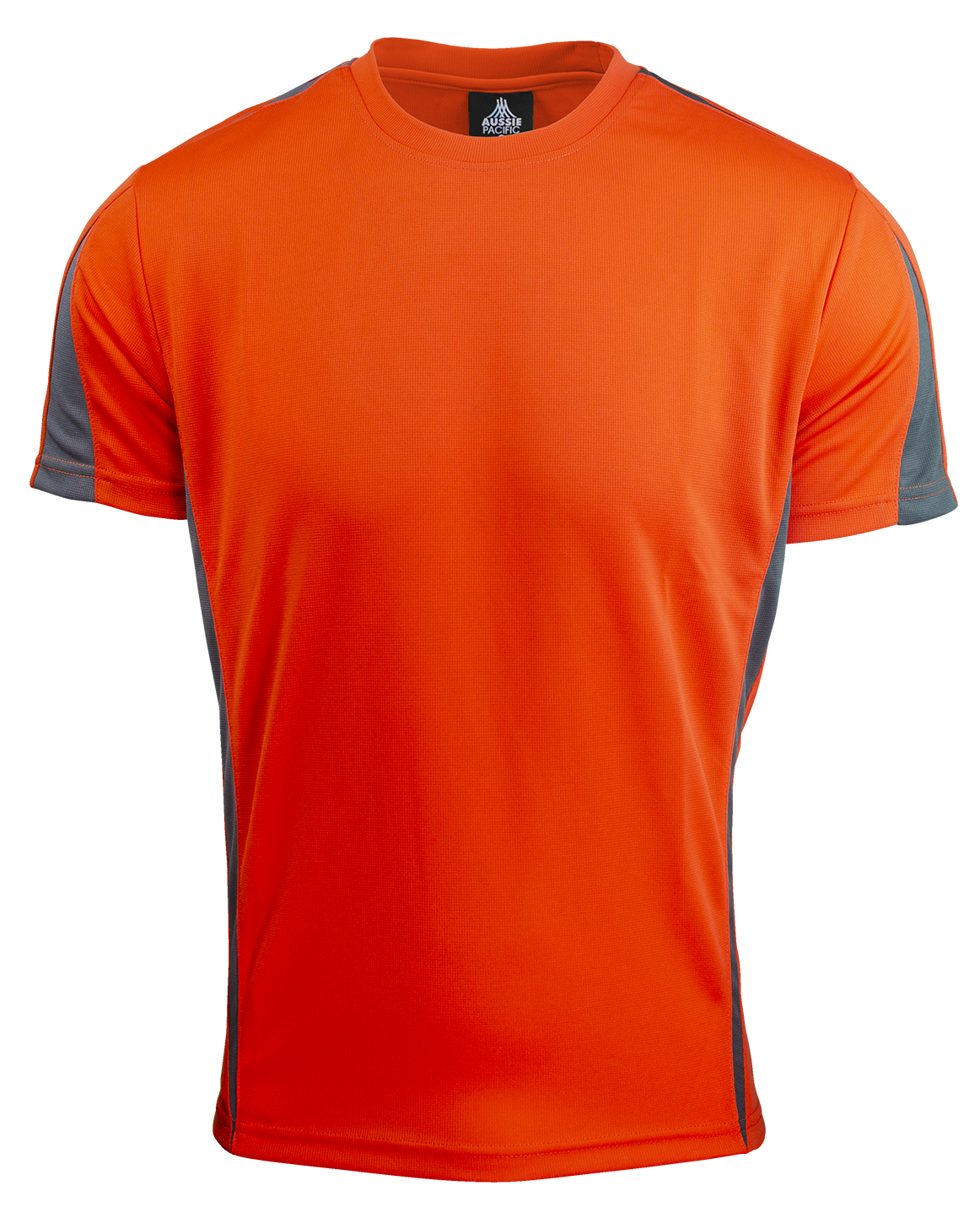 EUREKA MENS TEES - ORANGE/CHARCOAL