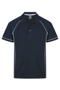 ENDEAVOUR MENS POLOS - NAVY/WHITE