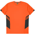 TASMAN KIDS TEES - NEON ORANGE/SLATE