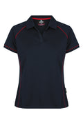 ENDEAVOUR LADY POLOS - NAVY/RED