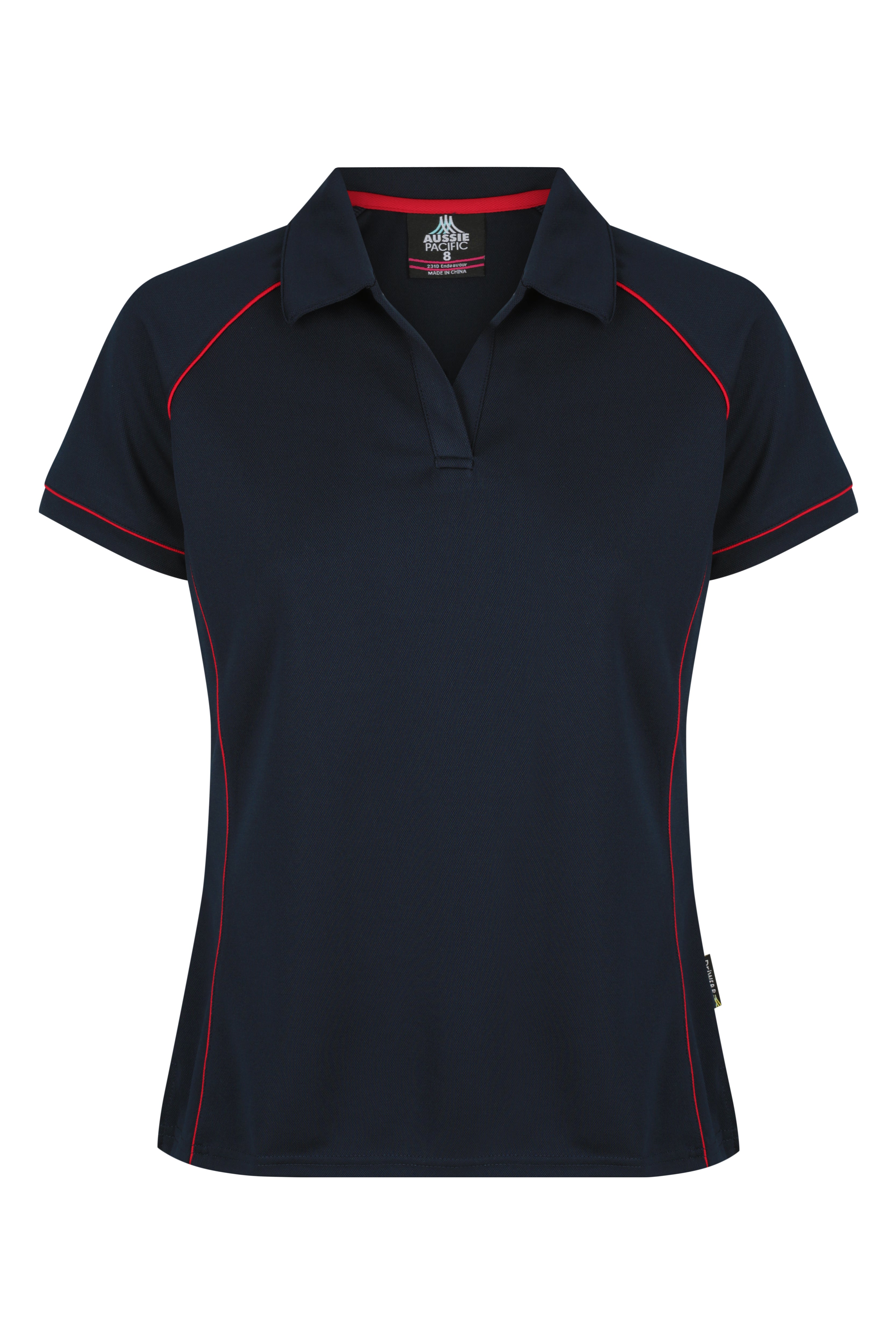 ENDEAVOUR LADY POLOS - NAVY/RED