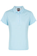 MORRIS LADY POLOS - LIGHT BLUE/WHITE
