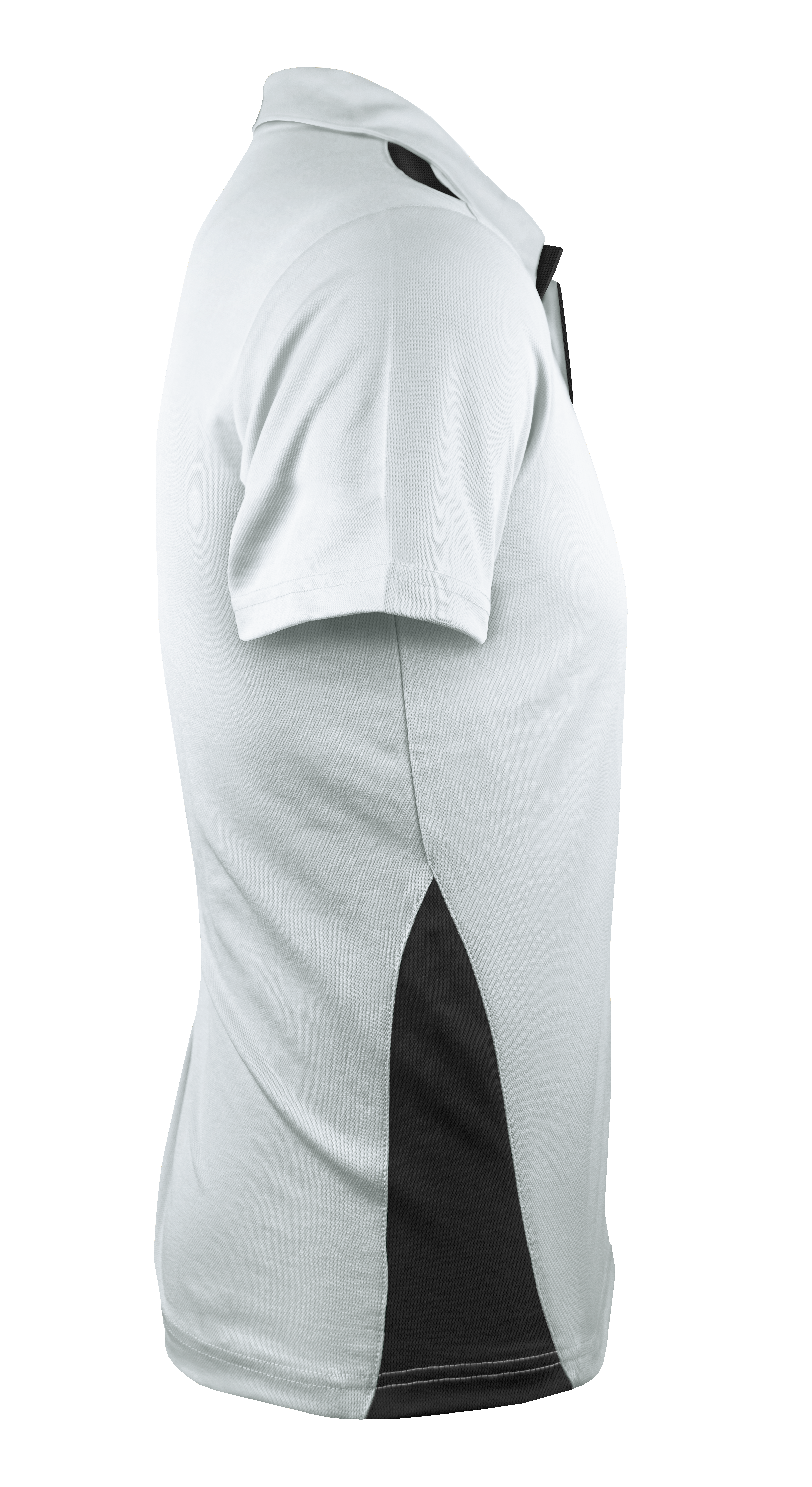 PATERSON MENS POLOS - WHITE/BLACK